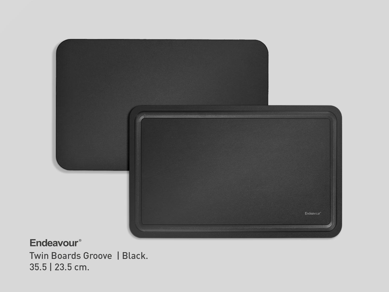 Twin boards groove | Black.