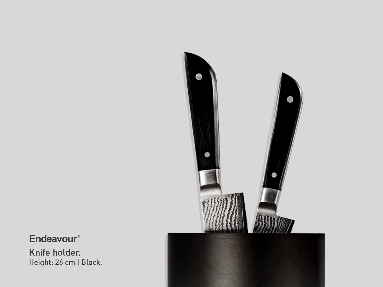 Knife holder | Black.