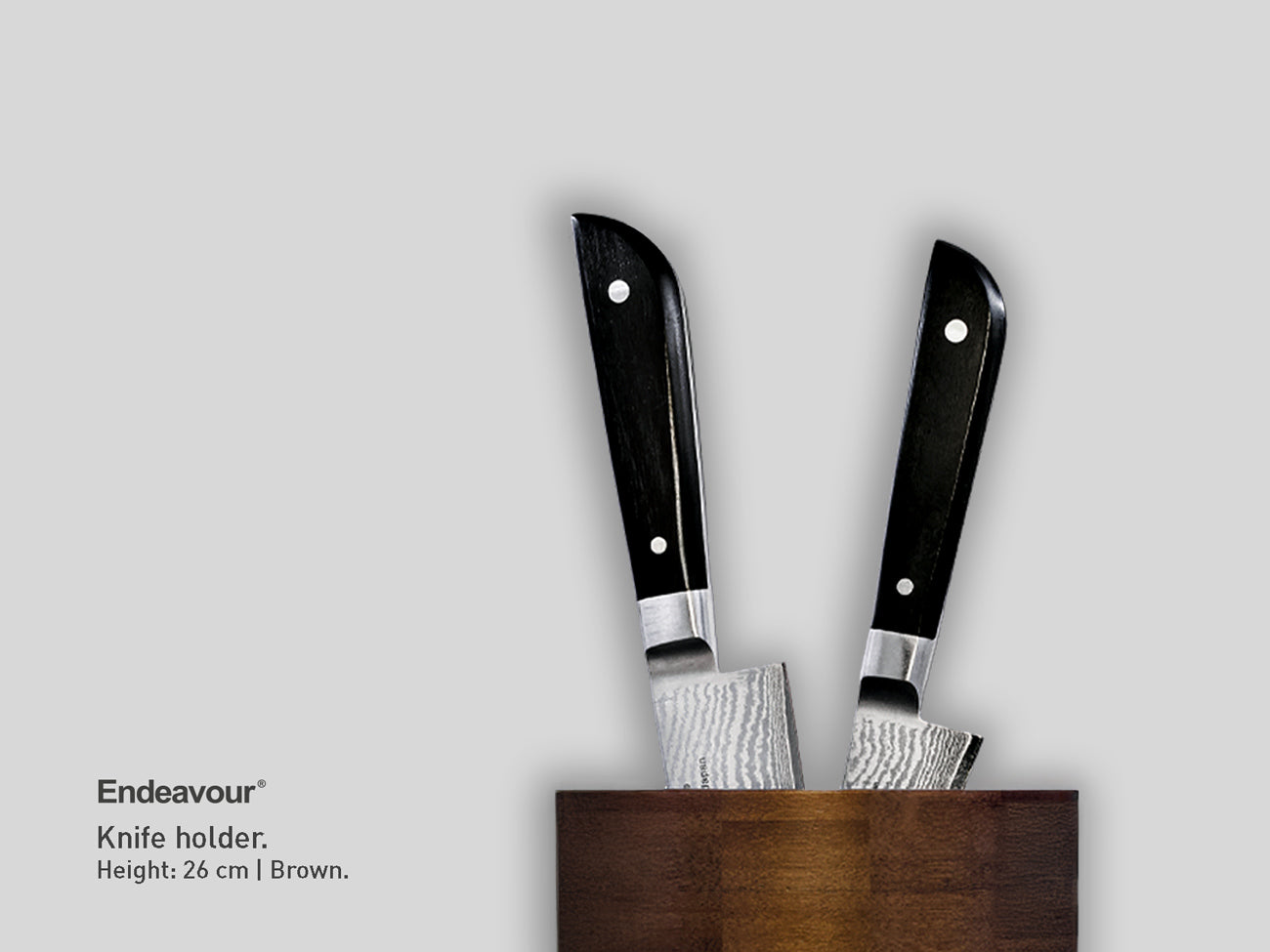 Knife holder | Brown.