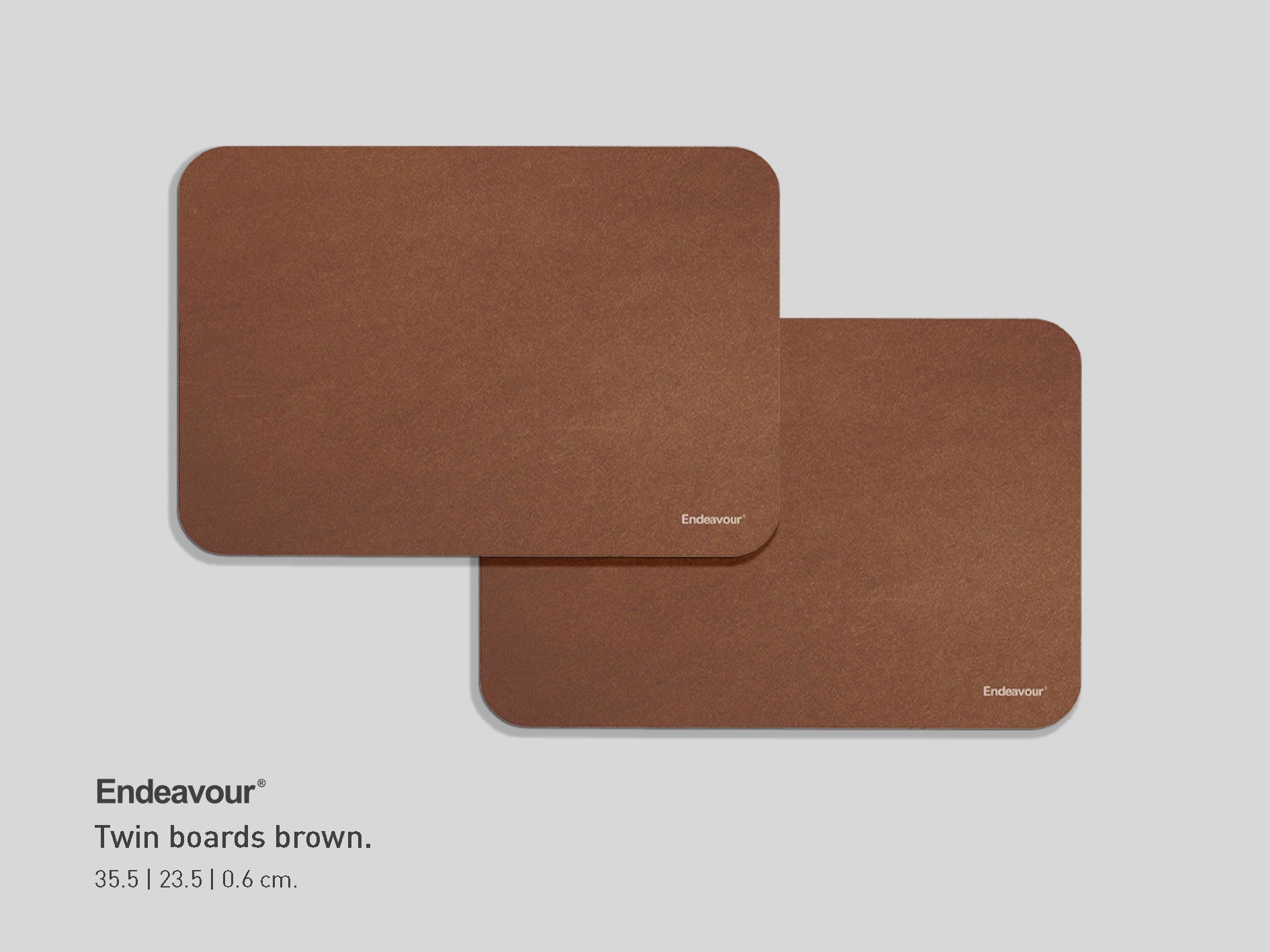 Twin boards | Brown.