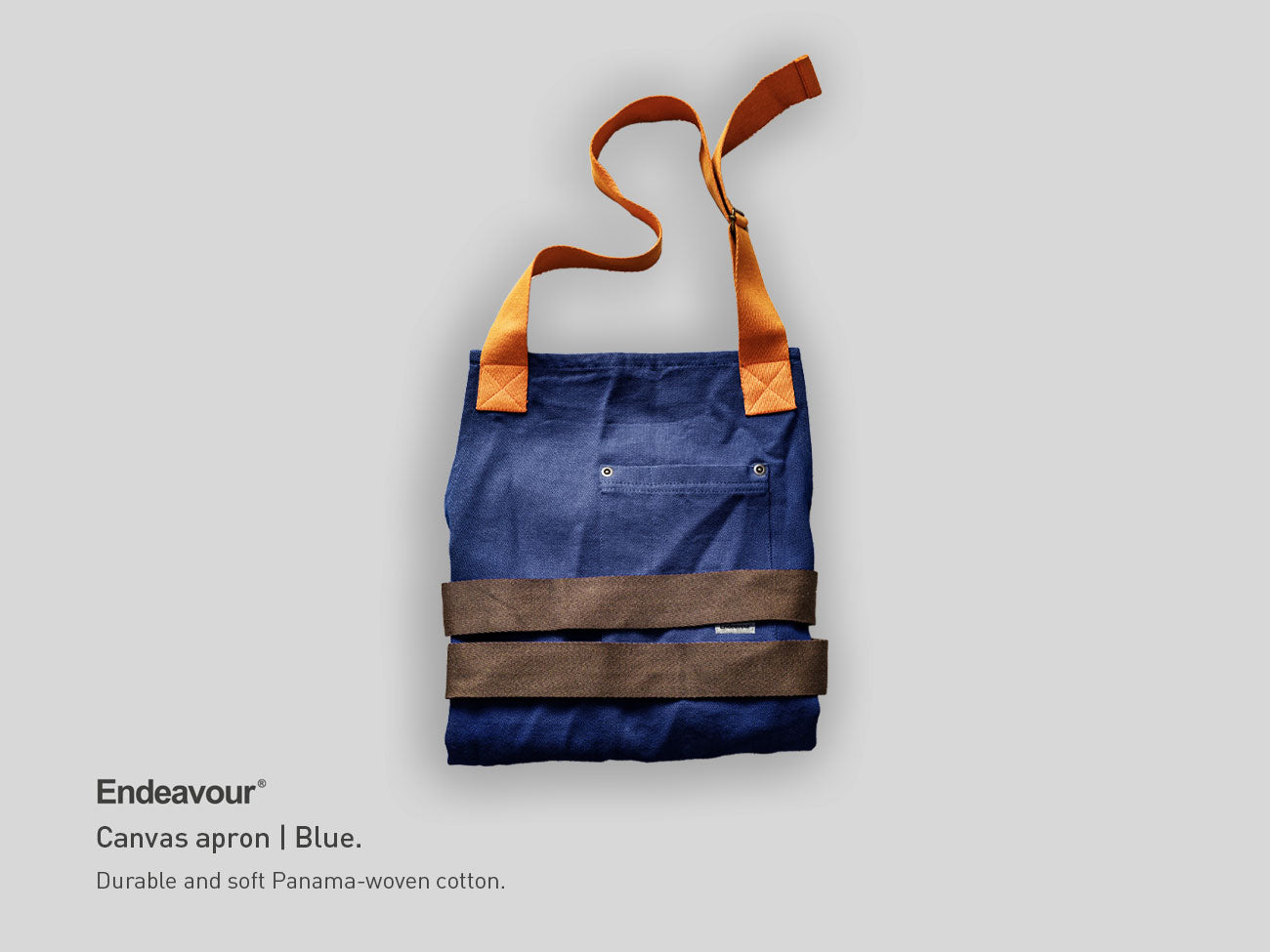 Canvas apron | Blue.